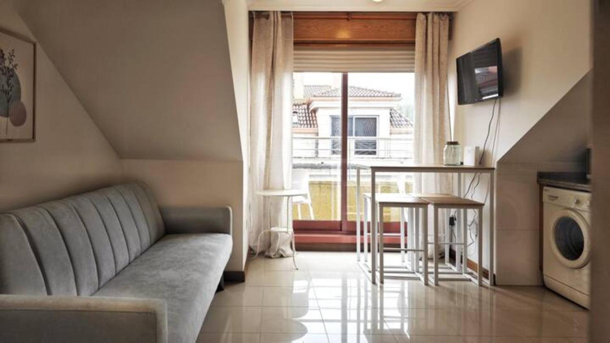 Desconectaengalicia Atico Terraza Playa Panadeira Apartment Sanxenxo Bagian luar foto