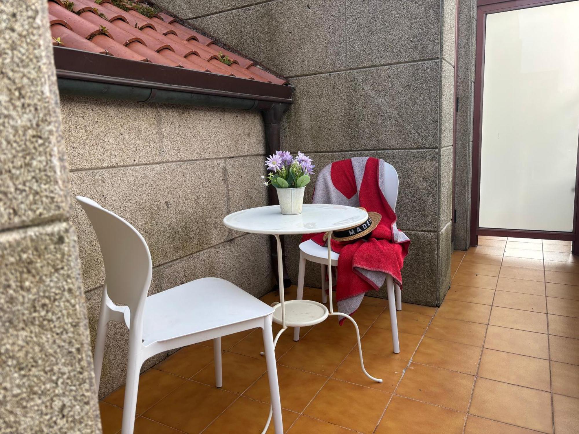 Desconectaengalicia Atico Terraza Playa Panadeira Apartment Sanxenxo Bagian luar foto